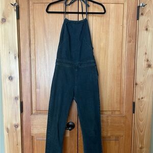 Free People jumpsuit “Hearts on Fire” open back